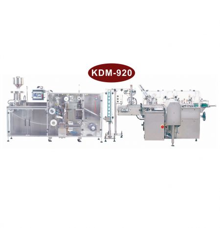Machine automatique de mise sous blister et de mise en carton KDM-920 - Machine automatique de mise sous blister et de mise en carton KDM-920
